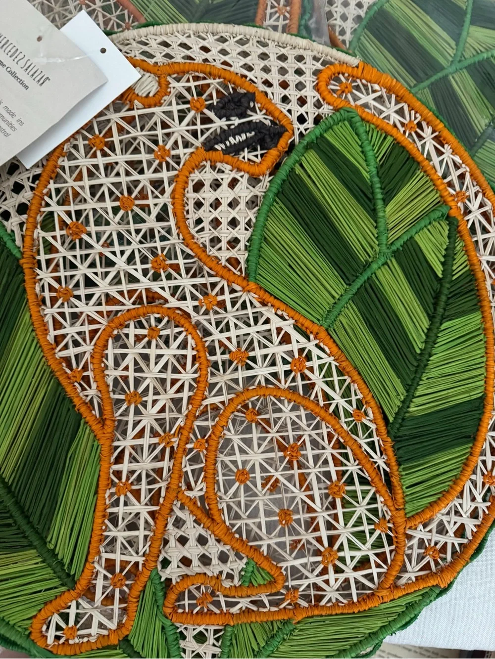 NWT Mercedes Salazar Golden Jaguar Placemats - 4 sets of 2 / 8 total